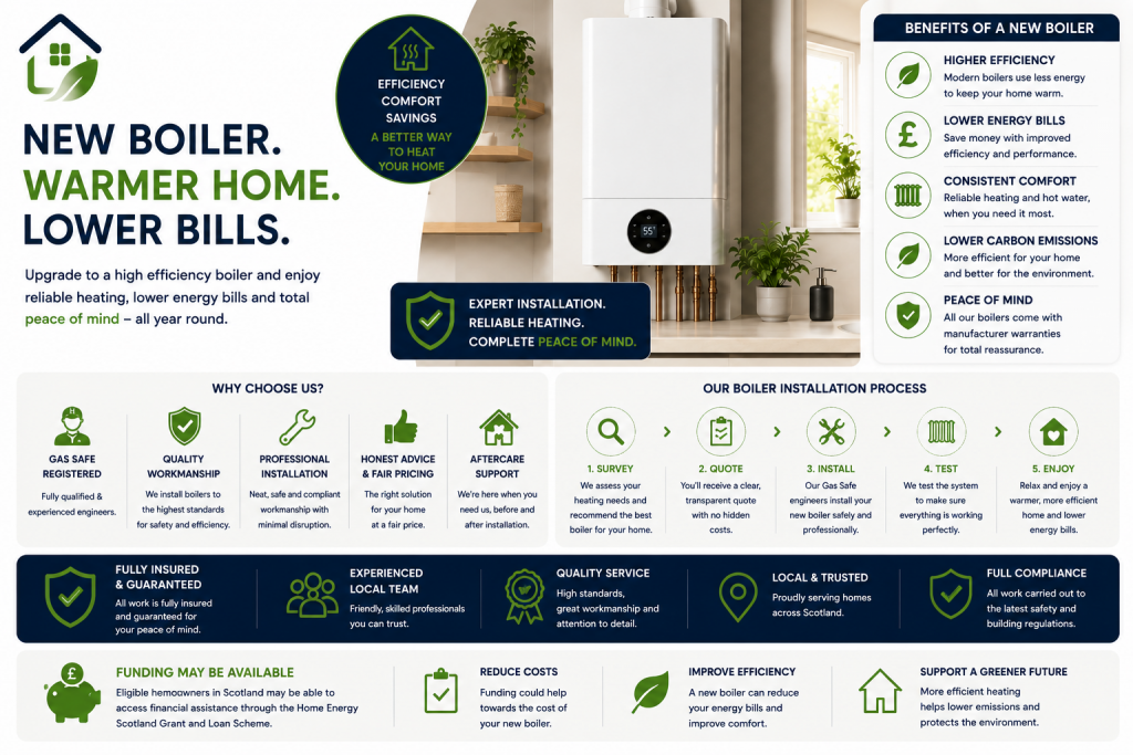 Boiler installation service for UK homeowners