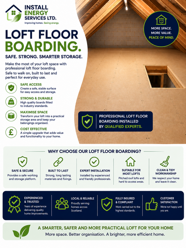 Professional loft boarding installation